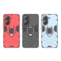 Étui de protection antichoc avec anneau magnétique en métal pour voiture pour Vivo V50/Y19S/IQOO Neo 10 Z9S 13/X200 Pro/X200 Housse de téléphone blindée