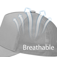 Gorra Trucker Heycap, Gorra de Béisbol Unisex Moderna, Transpirable, de Malla, con Cierre a Presión, de Algodón, con Visera Curva, Estilo Clásico