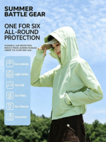 Ensemble familial assorti parent-enfant, protection solaire UPF50+, hauts unisexes pour adultes en soie glacée, col montant, anti-UV, séchage rapide, légers