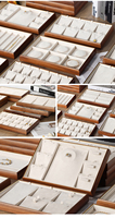 Foshan HLB ODM en bois bijoux organisateur présentoir bijoux organisateur bijoux présentoir plateaux