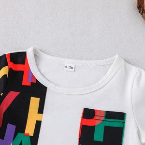 T-shirt a maniche corte alla moda completo completo per <span class=keywords><strong>bambini</strong></span> da <span class=keywords><strong>6</strong></span> <span class=keywords><strong>mesi</strong></span> a 3 anni - Product Image 3