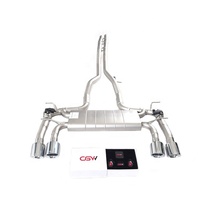 CGW de pièces d'auto de qualité supérieure soupape d'échappement silencieux conseils de tuyauterie pour Jaguar f-type 3.0T Catback système mon 2019
