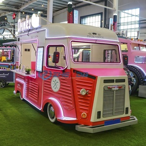 Sell Well Large Concession Pink Dining <b>Car</b> Catering <b>Trailer</b> Fully Equipped Ice Cream Truck Mobile Food <b>Trailer</b> - Product Image 6