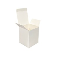 Boîte en carton blanche universelle pliable en gros Petite boîte rectangulaire pour cosmétiques Emballage électrique numérique Carton en stock