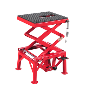 Sollevatore per Moto da 135 kg con 4 Ruote Girevoli, <span class=keywords><strong>Cavalletto</strong></span> per Riparazione Moto da Cross e Fuoristrada, per Officina e Garage - Product Image 3