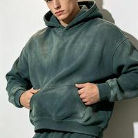 Impression de logo personnalisé, sweat-shirt en coton de haute qualité pour homme, effet délavé et vieilli, meilleur choix