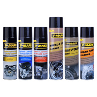 Mousse nettoyante professionnelle pour roues automobile, ml, vernis à brillant, en aluminium chromé, nettoyeur de jantes de pneus, spray d'aérosol
