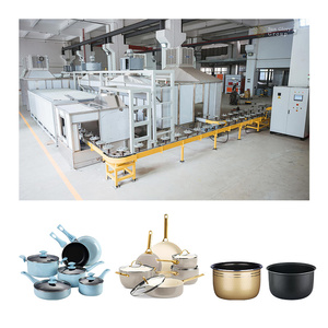 Energy-Saving Eco-Friendly Aluminum Cookware Automatic <strong>Powder</strong> <strong>Coating</strong> Spraying Tunnel Pretreatment System - Product Image 1