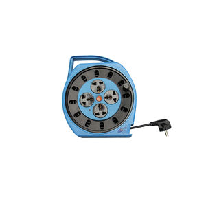 Vente flash : Enrouleur de câble d'extension universel pour jardin intérieur/extérieur, 15 m, enrouleur de câble rétractable, rallonge, norme britannique - Product Image 4