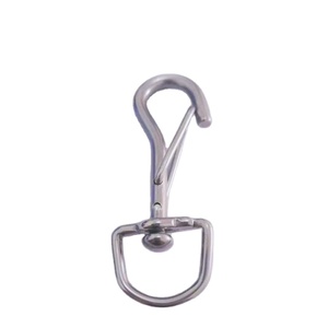 Drehwirbel Mit Mosquetón Llavero Correa en blanco Código Hs Mosquetón de titanio Gancho de presión giratorio Mosquetón de anillo en D - Product Image 1
