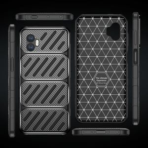 Coque de téléphone antichoc en TPU souple à motif carbone et design animal pour <span class=keywords><strong>Xcover</strong></span> 7 & S26 Ultra, avec dissipation thermique - Product Image 4