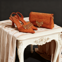 Date Fashion Party Sexy Femmes Talon Haut Peep-toe Chaussures Avec Sac À Main