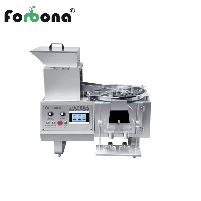 Máquina de contagem de comprimidos para cápsulas Forbona Máquina de embalagem eletrônica totalmente automática para contagem de cápsulas