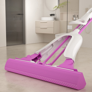 Éponge de nettoyage en PVA à séchage rapide pour la maison, avec manche extensible universel pour cuisine et salle de bain, absorption des poussières - Product Image 1