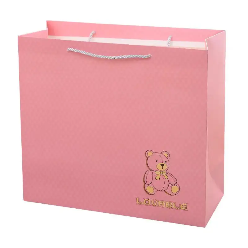 Sacchetto di carta Kraft personalizzato in fabbrica 2024 sacchetto di imballaggio Bolsas De Papel regalo Shopping Bag con il tuo Logo personale