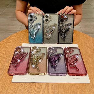 <span class=keywords><strong>เคส</strong></span>ด้านหลังลายผีเสื้อทรายดูดกากเพชรสำหรับ <span class=keywords><strong>iPhone</strong></span> 17 16 15 14 <span class=keywords><strong>13</strong></span> <span class=keywords><strong>12</strong></span> 11 <span class=keywords><strong>PRO</strong></span> <span class=keywords><strong>MAX</strong></span> 7 plus XS XR <span class=keywords><strong>เคส</strong></span> TPU แบบนิ่ม - Product Image 1
