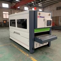 Machine de ponçage et de polissage automatique multi-rouleaux sans peinture pour surfaces bois, brosses à poncer pour bois de formes spéciales, idéale pour les pieds de chaise