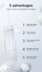 <span class=keywords><strong>Hydropulseur</strong></span> personnalisé en gros nettoyage des dents appareil <span class=keywords><strong>dentaire</strong></span> portable IPX7 étanche Jet irrigateur oral portable de voyage - Product Image 2