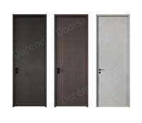 Portes de maison en bois de dorène avec cadre, intérieur de Style moderne, Design blanc, portes en bois massif, porte de bureau intérieure, 2023