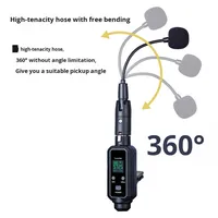Saxophone dédié sans fil dynamique microphone portable affichage LED connecteur XLR pour scène Performance son professionnel