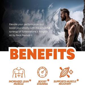Cápsulas de Suplementos Dietéticos <span class=keywords><strong>Testro</strong></span> Tongkat para Adultos, Aumentan la Masa Muscular, Seguras para Adolescentes pero No Aptas para Mujeres Embarazadas - Product Image 4