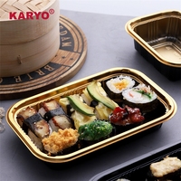KARYO 820 Boîte à repas américaine en plastique jetable Emballage alimentaire à emporter écologique Boîte à sushi Blister