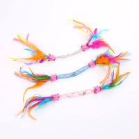 Jouet pour chat, 1 pièce, accessoires en plumes de chat, doux