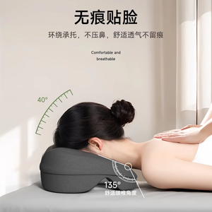Memory <b>Foam</b> Neck Massage Pillow With Ventilation Holes For Beauty Salon And Bedroom Use - Product Image 1
