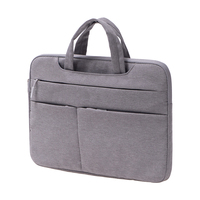 Sac d'affaires très vendu de 13 pouces, grande capacité, housse pour ordinateur portable imperméable avec matériau en polyester épaissi