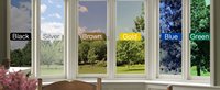 One-Way-Vision Fensteraufkleber für Bürogebäude, Wohnzimmer & Küche - Sichtschutz, Wärmeisolierung, PET-Material