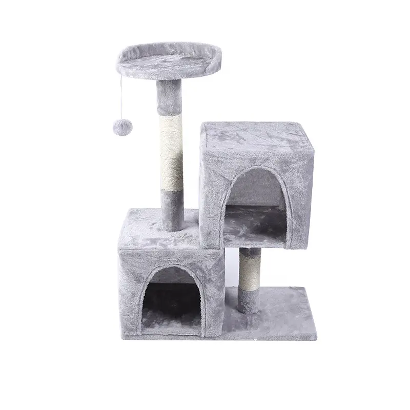 Jumping Platform Multi-Layer Wood Cat Scratch Board Nest Cat Tower Climbing Cat Furniture Scratch