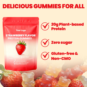 Fornitura Diretta dalla Fabbrica di Proteine del Siero di Latte Isolate per OEM Etichetta Privata Personalizzata Caramelle Gommose Proteiche del Siero di Latte Proteine del Siero di Latte Isolate Trasparenti - Product Image 2