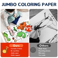 Affiche à colorier personnalisée DIY pour enfants, dessin graffiti avec logo personnalisé pour la peinture et le coloriage 30x300cm