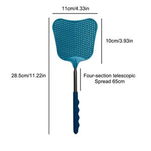 <b>Fly</b> <b>Swatter</b> Stainless Steel Manual Long Handle Plastic Mesh Mosquito <b>Swatters</b> - Product Image 2