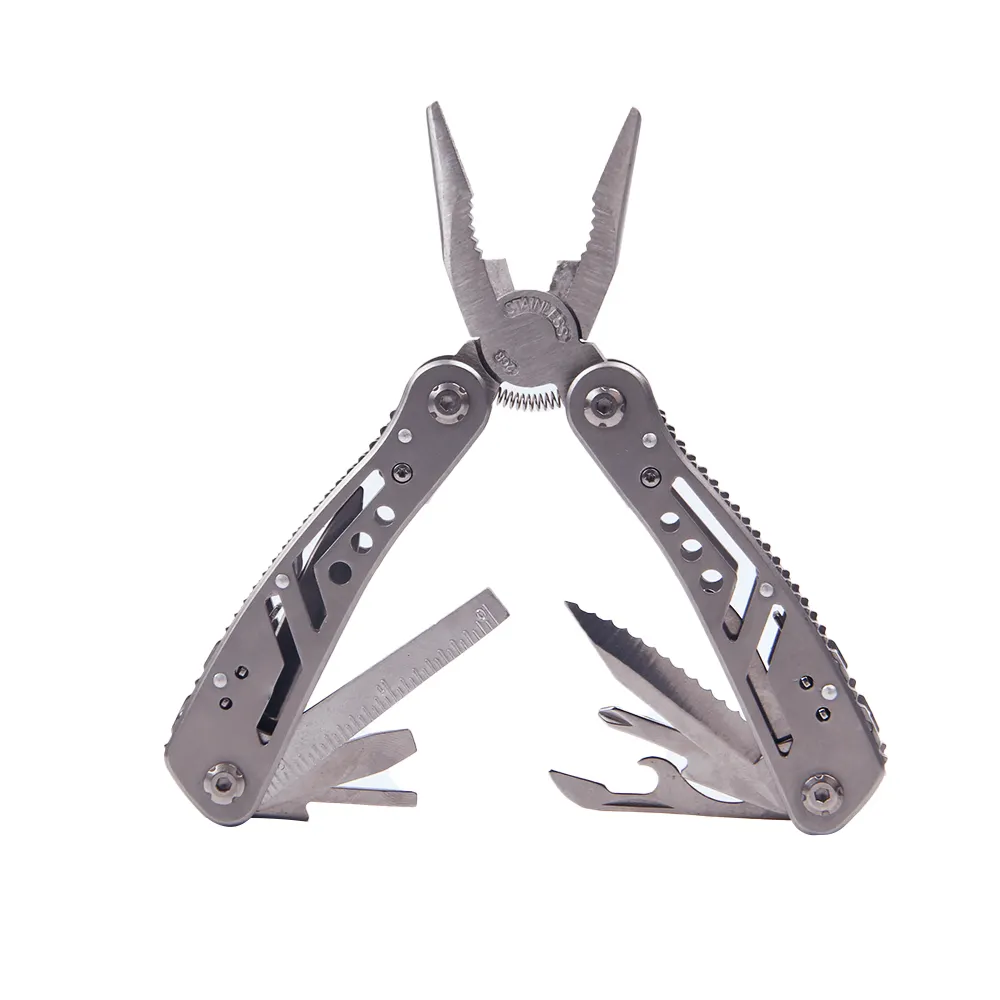 2024 New Arrival Decent Quality Multifunctional Multi Tool Stainless Steel Outdoor Camping Folding Multitool Plier