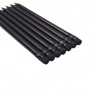 Crayons à dessin noirs en graphite 2B Hb en bois de qualité supérieure, personnalisables en gros, avec gomme, certifiés EN71 pour les enfants à l'école - Product Image 2