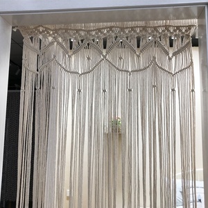 Rideau en corde de coton en gros, rideau en PVC design pour fenêtre et <span class=keywords><strong>porte</strong></span> - Product Image 5