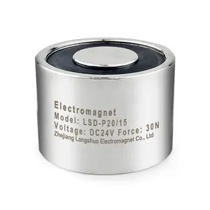 Electromagnet 3KG/30N Manufacturer Supply In Stock Round IP65 Electric Magnet