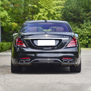 ชุดบอดี้คิทสำหรับรถยนต์ชิ้นส่วนรถยนต์,ปรับปรุง S63ดัดแปลงสำหรับ Mercede S Class W222 <span class=keywords><strong>S320</strong></span> S400กระจังกันชนลิปดิฟฟิวเซอร์ - Product Image 6