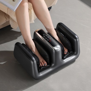 Masseur chauffant pour jambes et pieds, pétrissage <span class=keywords><strong>profond</strong></span>, pression par airbag, housse en <span class=keywords><strong>tissu</strong></span> amovible et lavable - Product Image 2