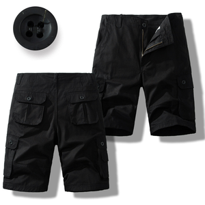 Nouveauté 2026 – Short Cargo Décontracté pour Homme en Coton Uni, Confortable pour l'Été, Qualité Supérieure, Fabrication OEM - Product Image 3