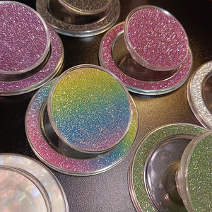 Hot Wholesales Colorful Glitter High Magnetic Phone Grip Ring Stand For iPhone 17 Phone Holder <b>Foldable</b> <b>Desk</b> <b>Desk</b> Pad Accessory - Product Image 6