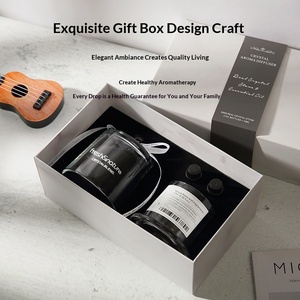 Difusor <span class=keywords><strong>de</strong></span> Aromaterapia Personalizado con Campana Dorada y Caja <span class=keywords><strong>de</strong></span> Regalo <span class=keywords><strong>de</strong></span> <span class=keywords><strong>Cristal</strong></span>, Piedra Aromática sin Fuego para Uso en Interiores, DIY con Aceites Esenciales - Product Image 2