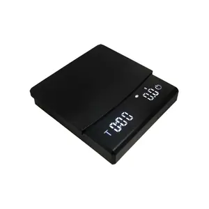 OEM Customization Durable Smart Scale Black Rectangle Weight Scale Beep And Mute Modes Selectable