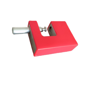 70/80/90 मिमी आयरन पैडलॉक प्लास्टिक कवर आयताकार लॉक मास्टर लॉक - Product Image 6