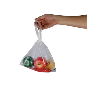 Wholesale Custom Grocery Store Shopping Carry Out T-shirt Bag Biodegradable <b>Plastic</b> Bag on <b>Roll</b> - Product Image 5