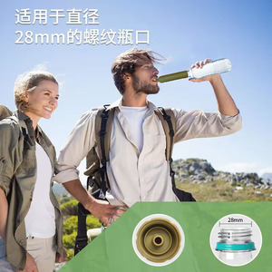 Paille filtrante à eau électrique portable la plus vendue pour les aventures en plein air et les camping-cars – Purifie l'eau potable sur place - Product Image 4