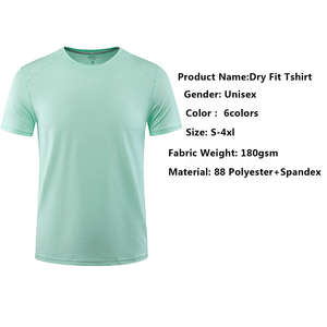 ओएम कस्टम लोगो जैक्वार्ड ड्राई फिट सफेद टी-शर्ट 100% पॉलिएस्टर नए आगमन थोक फिट सादे पुरुषों की टी-शर्ट - Product Image 4