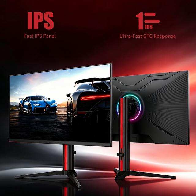 Factory Wholesale Flat 27 Inch 4K 160Hz IPS Gaming Office Monitor, Support Dual Mode Switch 1K 320Hz16:9 Display