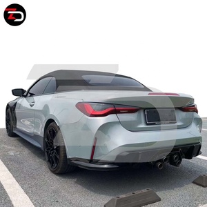 Plastica M4 Body Kit per <span class=keywords><strong>BMW</strong></span> <span class=keywords><strong>serie</strong></span> <span class=keywords><strong>4</strong></span> G22 Coupe G23 <span class=keywords><strong>Cabrio</strong></span> 425i 430i 2020 Up paraurti griglia principale cappa parafanghi minigonne laterali scarico - Product Image 4
